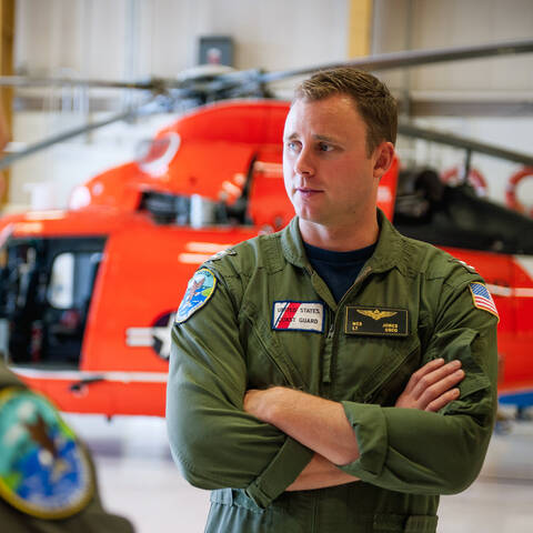 Lieutenant Wes Jones - U.S. Coast Guard MH-65 Dolphin Helicopter Pilot